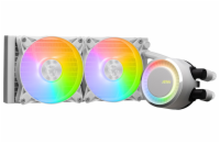 MSI vodní chladič CPU MAG CORELIQUID E240 WHITE/ 2x 120mm ARGB fan/ podpora LGA1700/ bílý