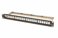 LEXI-Net PATCHP24PNEOU/F 19" modulární patch panel LEXI-Net 24port, černý