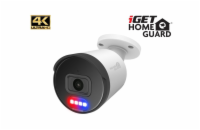 iGET HGNHK938CAM - UltraHD 4K PoE IP kamera, SMART detekce, IP66, zvuk, noční přísvit 40m, ONVIF 2.6