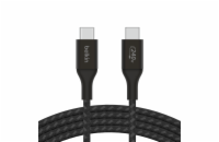 Belkin BOOST CHARGE™ USB-C na USB-C kabel 240W, 1m, černý - odolný