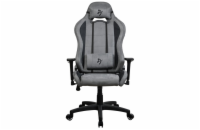 AROZZI herní židle TORRETTA SuperSoft/ látkový povrch/ antracitově šedá