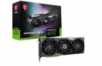 MSI VGA NVIDIA GeForce RTX 4070 GAMING X SLIM 12G, RTX 4070, 12GB GDDR6X, 3xDP, 1xHDMI