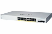 Cisco switch CBS220-24FP-4X (24xGbE,4xSFP+,24xPoE+,382W) - REFRESH