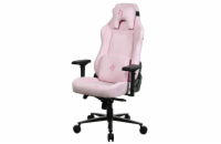 AROZZI herní židle VERNAZZA Supersoft Fabric Pink/ látkový povrch/ růžová