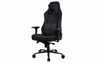 AROZZI herní židle VERNAZZA Supersoft Pure Black/ látkový povrch/ černá