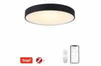 IMMAX NEO RONDATE SLIM Smart stropní svítidlo 60 x 7cm 53W černé Zigbee 3.0, TUYA