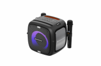 C-TECH repro Impressio Qubis, Party reproduktor, 80W, Bluetooth, SD, USB, AUX, 2x mikrofon