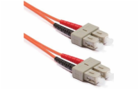 Optický patchkabel duplex SC-SC, 50/125 um MM, 5 m, OM2