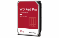 WD RED Pro NAS WD142KFGX 14TB SATAIII/600 512MB cache, 255 MB/s, CMR