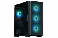 Zalman skříň M4 Black / miniT / 4x 120mm ARBG fan / 2xUSB 3.0 / 1xUSB 2.0 / tvrzené sklo / černá