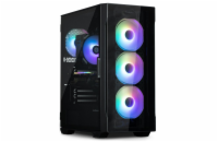 Zalman skříň I3 Neo / middle tower / ATX / 4x120 ARGB fan / 2xUSB 3.0 / 1xUSB 2.0 / skl. přední panel i bočnice / černá