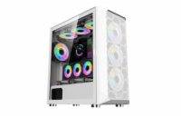 1stCOOL Wind Storm + set ARGB ML-WSTORM-W-ARGB 1stCOOL MiddleTower Wind Storm White, E-ATX, USB3.0 + set 4x ARGB fan