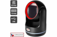 Virtuos CCD 2D čtečka Virtuos HT-861A, stacionární, USB, černá