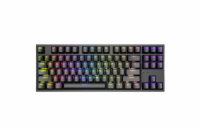 Genesis herní mechanická klávesnice THOR 404/RGB/Khail Box Brown/Drátová USB/US layout/Černá