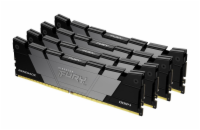 KINGSTON DIMM DDR4 64GB (Kit of 4) 3600MT/s CL16 1Gx8 FURY Renegade Black