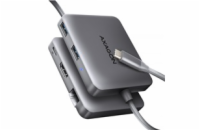 AXAGON multi hub USB-C / HMC-5HL / USB 3.2 Gen1 / 1x PD / 1x HDMI / 1x USB-C / 2x USB-A / RJ-45 / 20cm