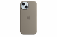 Apple Silikonové s MagSafe iPhone 15, jílově šedá MT0Q3ZM/A iPhone 15 Silicone Case with MS - Clay