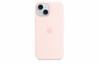 Apple Silikonové s MagSafe iPhone 15, světle růžové MT0U3ZM/A iPhone 15 Silicone Case with MS - Light Pink