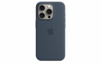APPLE iPhone 15 Pro Silicone Case with MagSafe - Storm Blue