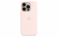 iPhone 15 Pro Silicone Case with MS - Light Pink