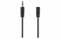 NEDIS prodlužovací stereo audio kabel s jackem/ zástrčka 3,5 mm - zásuvka 3,5 mm/ černý/ bulk/ 10m