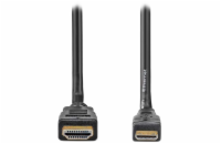 NEDIS High Speed HDMI 1.4 kabel s ethernetem/ 4K@30Hz/ zlacené konektory HDMI-mini HDMI/ černý/ bulk/ 5m