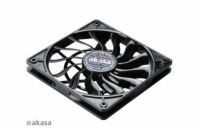 AKASA ventilátor Slimfan, 120 x 15mm, kluzné ložisko, pro HTPC systémy, PWM 4pin