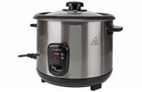 NEDIS rýžovar/ spotřeba 500 W/ objem 1,5 L/ nepřilnavý povrchy/ vyjímatelná miska/ automatické vypnutí/ stříbrný