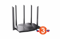 Tenda TX12 Pro AX3000 WiFi6 Router, 1x GWAN, 3x GLAN, IPv6, 5x 6dBi, WPA3, Mesh, CZ app