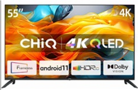 CHiQ U55QG7L TV 55", Ultra HD (4K), QLED, Smart, Android 11, HDR10, 3x HDMI, 2x USB