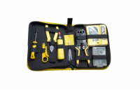 W-Star Sada nářadí pro síťaře WS5008, 10 kusů, tester RJ45, narážeč, kleště RJ45 RJ11,12
