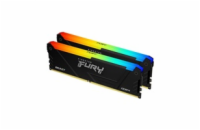 KINGSTON DDR4 32GB CL16 KF432C16BB12AK2/32 KINGSTON DIMM DDR4 32GB (Kit of 2) 3200MT/s CL16 FURY Beast RGB, XMP