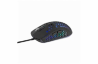 Gembird MUSG-RAGNAR-RX400 GEMBIRD myš RAGNAR RX400, podsvícená, 6 tlačítek, černá, 7200DPI, USB