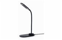 GEMBIRD Bezdrátová QI nabíječka, 10W, s LED lampičkou, černá
