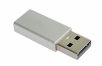 PremiumCord Adaptér USB-C na USB-A 2.0, stříbrná