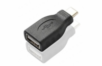 PremiumCord Adaptér USB na USB-C, černá