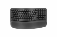 Logitech klávesnice Wave keys - bezdrátová/bluetooth/ergonomická/CZ/SK - grafitová