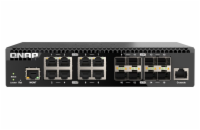 QNAP řízený switch QSW-M3216R-8S8T (8x 10GbE porty + 8x 10G SFP+ porty, poloviční šířka)