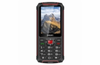 EVOLVEO StrongPhone W4, vodotěsný odolný Dual SIM telefon, černo-červená