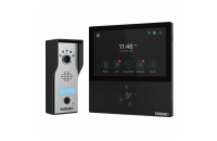 EVOLVEO DoorPhone AHD7, Sada domácího WiFi videotelefonu s ovládáním brány nebo dveří černý monitor