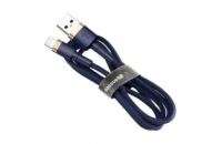 Baseus datový kabel Cafule Lightning 1m 2,4A zlato-modrý