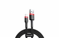 Baseus datový kabel Cafule Lightning 2m 1,5A červeno-černý