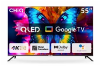 CHiQ U55QM8E TV 55", UHD, QLED, smart, Google TV, dbx-tv, Dolby Audio, Frameless
