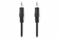 NEDIS stereo audio kabel/ 3,5mm jack zástrčka - 3,5mm jack zástrčka/ černý/ bulk/ 1m