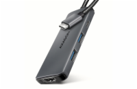 AXAGON HMC-5H8K, USB 5Gbps hub, 2x USB-A, USB-C, HDMI 8k/30Hz, PD 100W, kabel USB-C 15cm