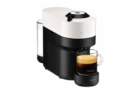 Krups Nespresso XN920110 Vertuo Pop kapslový kávovar, 1500 W, Wi-Fi. Bluetooth, 4 velikosti kávy, bílý