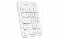 A4tech FSTYLER bezdrátová numerická klávesnice, USB nano, bílá