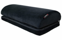 AROZZI Foot Rest Soft Fabric Velvet Black/ ergonomický polštář pod nohy/ sametově černý