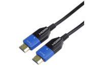 PremiumCord Ultra High Speed HDMI 2.1 optický kabel 8K@60Hz 4K@120Hz 7m zlacený