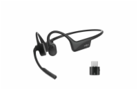 Shokz OpenComm2 UC typ C, Bluetooth sluchátka před uši s mikrofonem, černá